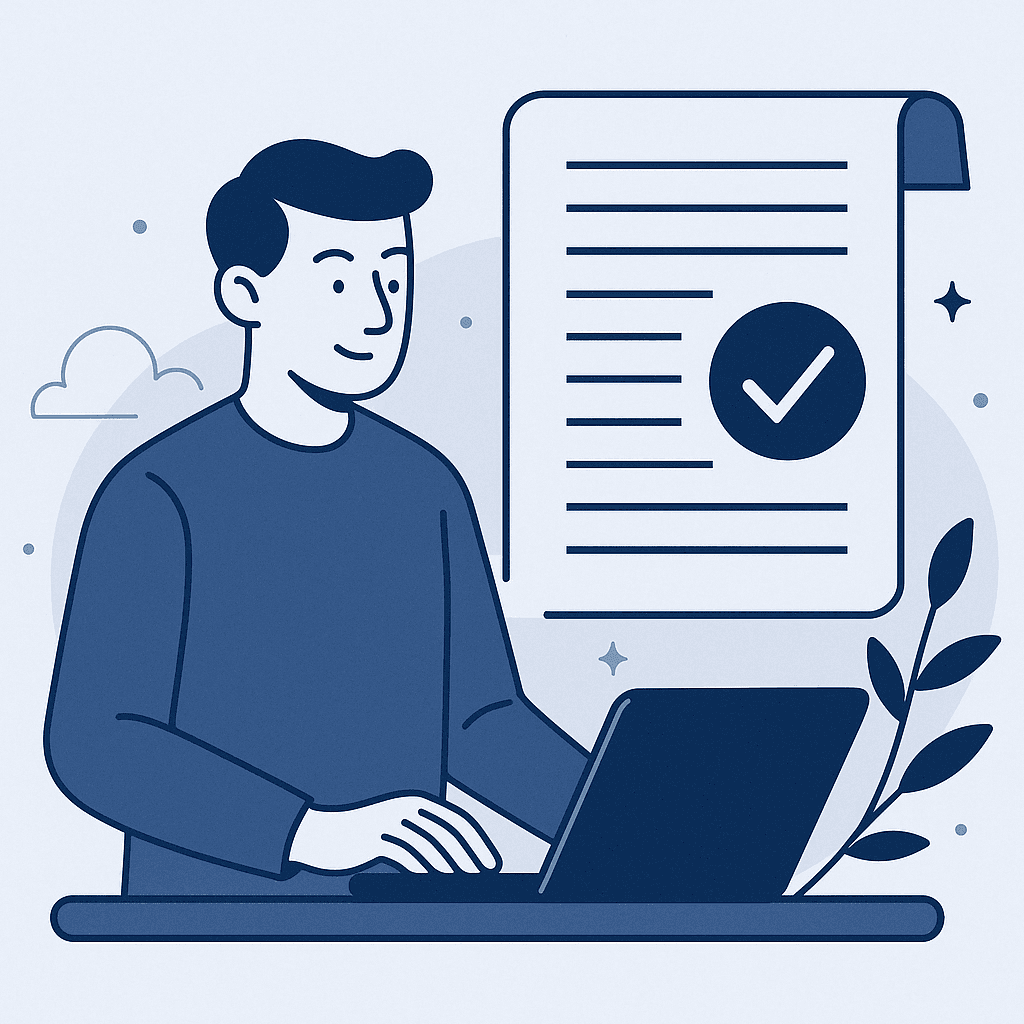 Legal document illustration